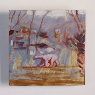 Peinture: Ours polaire à Brengues